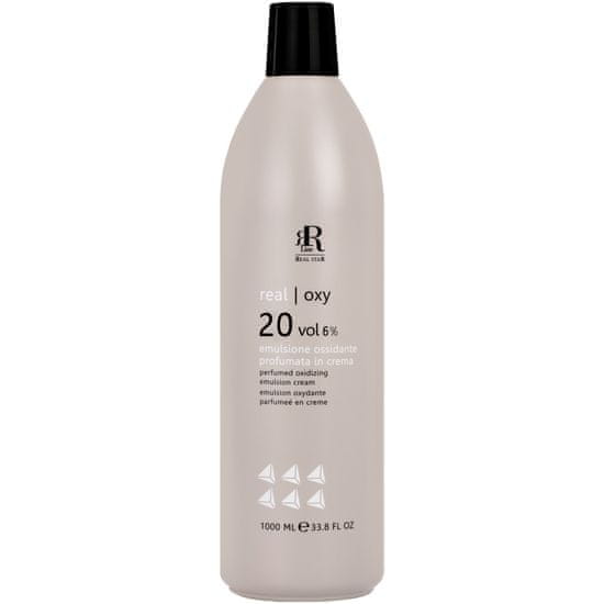 RR Line Perfumed Oxydant Vol 20 - aktivátor pro barvy RR Line Crema, Chrání pokožku hlavy během barvení, 1000ml