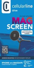 CellularLine Univerzální držák mobilního telefonu Mag Screen pro elektromobil Tesla s podporou MagSafe, černý, MAGSFTESLAHOLDERK