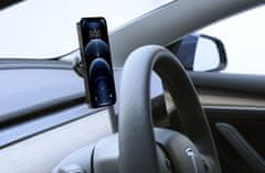 CellularLine Univerzální držák mobilního telefonu Mag Screen pro elektromobil Tesla s podporou MagSafe, černý, MAGSFTESLAHOLDERK