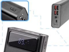 InnoVibe Powerbanka USB 30000mAh s LED displejem - černá