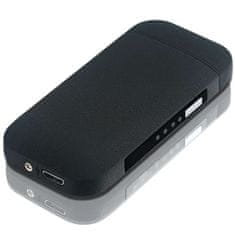 OEM Elektrický zapalovač s USB nabíjením Shiny-Černá/Matná KP25703