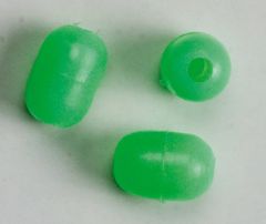 Aquantic oválky Fluo Beads zelená 7 x 10 mm 20 ks