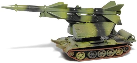 SDV Model Protiletadlový systém S-75 Cuban na podvozku T-54, Model Kit 87166, 1/87