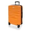 Cestovní kufr DE33203 oranžový M 66x44x29 cm
