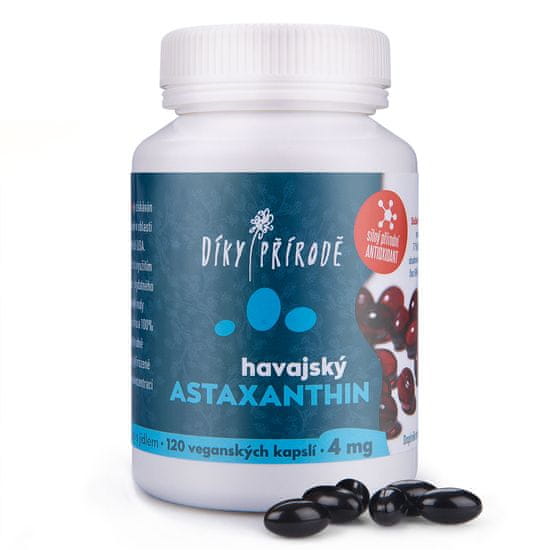 Díky přírodě Havajský astaxanthin Vegan 4 mg, 120 kapslí