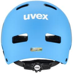 Uvex Přilba Kid 3 CC - dětské, modrá-bílá mat - Velikost 55-58 cm
