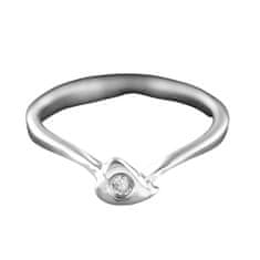Amiatex Stříbrný prsten 15423 + Ponožky Gatta Calzino Strech, 52