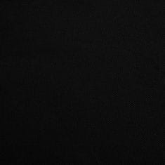 Petromila Skládací kočárek pro psa černý 100 x 49 x 96 cm lněná tkanina