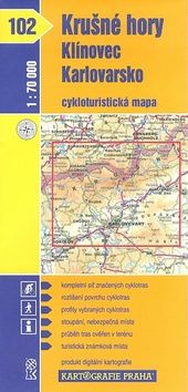 Cyklomapa (102) - Krušné hory, Klínovec, Karlovarsko - kolektiv autorů