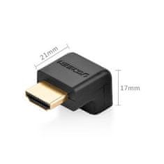 Ugreen adaptér pravý úhlový konektor HDMI - Černá KP26493