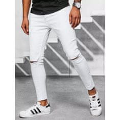 Dstreet Pánské džínové kalhoty IMOS bílé ux3922 s31