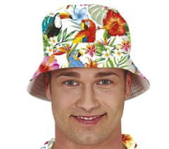 Guirca Pánský havajský klobouk Papoušci