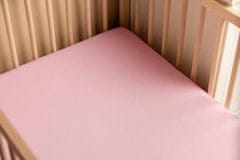 Sensillo Bambusové prostěradlo 140x70 cm Růžové