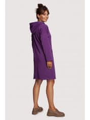 BeWear Dámské midi šaty Man B238 fialová S