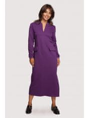 BeWear Dámské midi šaty Seemi B242 fialová S