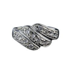 Amiatex Stříbrný prsten 14300, 55