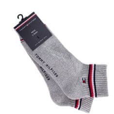 Tommy Hilfiger 100001094 Tommy Hilfiger sportovní kotníkové ponožky 2p, světle šedá, 39 - 42