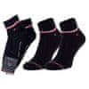 100001094 Tommy Hilfiger sportovní kotníkové ponožky 2p, černá, 43 - 46