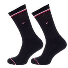 100001096 Tommy Hilfiger sportovní froté ponožky 2 páry v balení, černá, 39 - 42