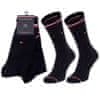 100001096 Tommy Hilfiger sportovní froté ponožky 2 páry v balení, černá, 43 - 46