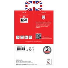Zaparkorun.cz USB nabíjecí adaptér DC10UK pro UK, 2400 mA, 2x USB výstup, SKROSS