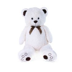 Rappa Velký plyšový medvěd Tonda, krémově bílý, 100 cm