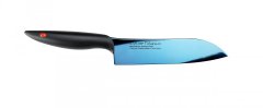 Kasumi Santoku Nůž Titanium 18 Cm, Modrý