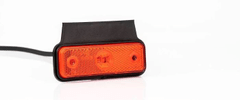 WESEM světlo poziční LED 12+24V oranžové s držákem
