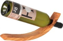 Čisté dřevo Protiváhový stojan na víno z olivového dřeva