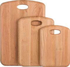 Čisté dřevo Sada dřevěných prkének premium 3ks