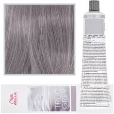 Wella True Grey Pearl Mist Dark Toner - barva na šedivé vlasy, dodává šedivým vlasům lesk, eliminuje žluté tóny, 60ml