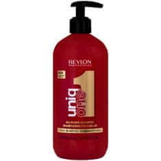Uniq One - Vyživující šampon na vlasy, dodává účesu objem zachovává barvu barvených vlasů, 490ml