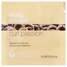 Milk Shake Curl Passion Shampoo - šampon pro kudrnaté vlasy, zvýrazňuje zkroucení, eliminuje efekt krepatění vlasů, 10ml
