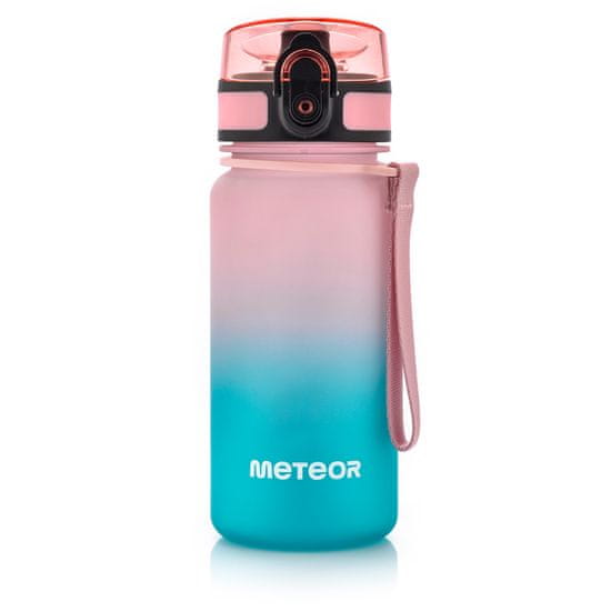 Meteor Tritanová sportovní láhev 350ml, růžovo-modrá D-164-RM