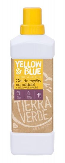 Yellow & Blue Yellow&Blue Gel do myčky na nádobí (1 l) - z mýdlových ořechů v bio kvalitě