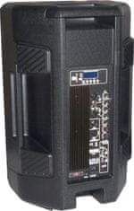 HADEX Party reproduktor AM2015 250W 2x bezdrát.mikrofon, napájení 230VAC