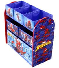MARVEL Dřevěný organizér na hračky - Spiderman