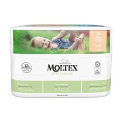 MOLTEX Moltex Plenky Pure & Nature Mini 3-6 kg (38 ks)