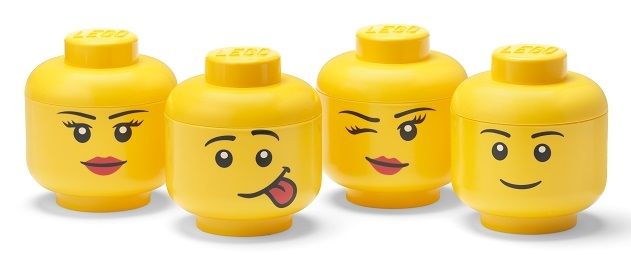 Levně LEGO Úložná hlava (mini) Multi-pack 4 ks