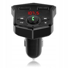 FM Transmiter do auta s LCD displejem + USB, Bluetooth, MP3 E-017
