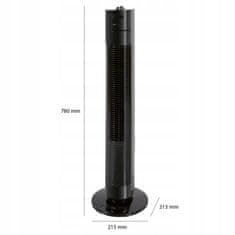 Clatronic Sloupový podlahový ventilátor Clatronic Tvl 3770 černý