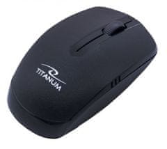 Titanum TITANUM MEMPHIS Bezdrátová sada klávesnice + myš 2,4GHZ USB černá TK108UA