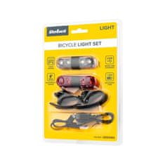 Rebel Sada světel na kolo (s kabelem USB) plastové URZ3493
