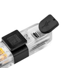 Rebel Sada světel na kolo (s kabelem USB) plastové URZ3493