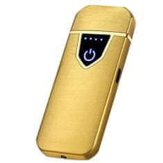 OEM Elektrický zapalovač s USB nabíjením Unique-Zlatá KP25719
