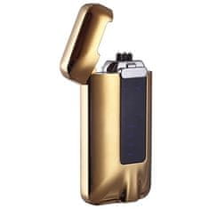OEM Elektrický zapalovač s USB nabíjením Lux-Zlatá KP25722