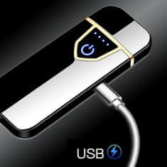 OEM Elektrický zapalovač s USB nabíjením Unique-Modrá KP25717