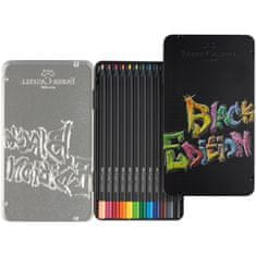 Faber-Castell Pastelky Black Edition plech 12 barevné set