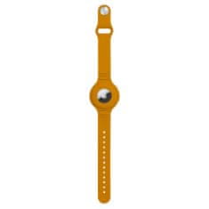 IZMAEL Silikonové elastické pouzdro na zápěstí pro Apple AirTag - Oranžová KP29360