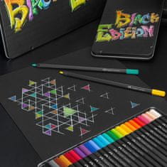 Faber-Castell Pastelky Black Edition plech 36 barevný set